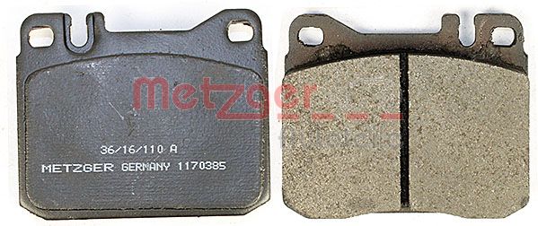 METZGER 1170385 Bremsbelagsatz, Scheibenbremse